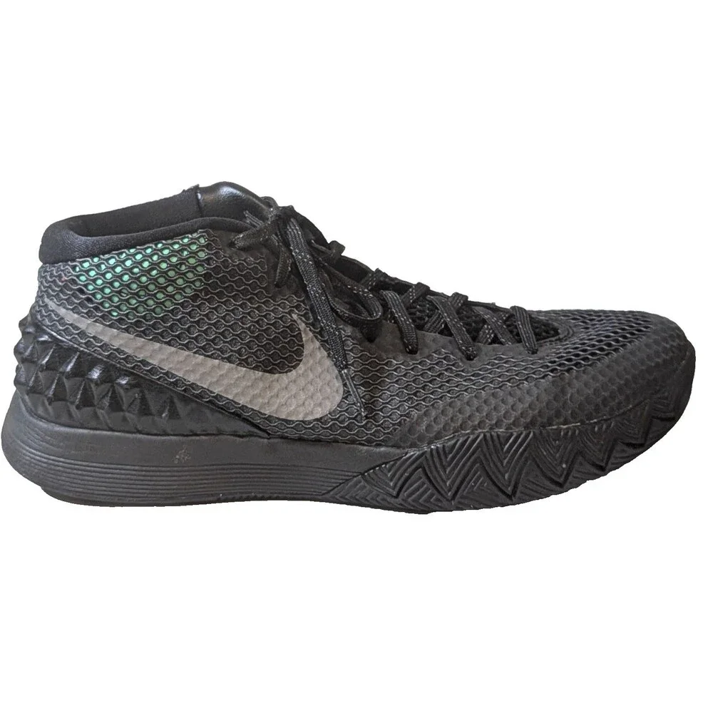 Nike Kyrie 1 Driveway Black Green Glow 705277-001 Mens Size 9 Basketball Shoes